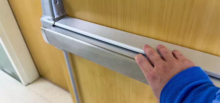 Installing a Push Bar on a Door San Angelo